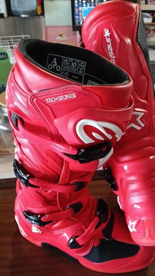 Botas Alpinestars Tech 7 Vermelhas