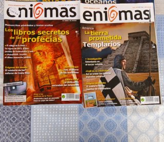 Lote ocho revistas Enigmas (2010-2011)