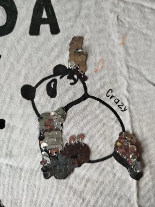 Camiseta ositos bailarines con lentejuelas