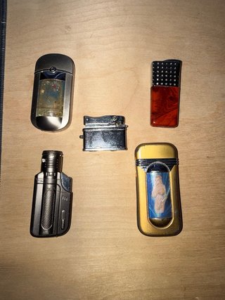 Set 5 accendini vintage