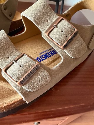 Sandalias Birkenstock Milano Caqui 25 cm