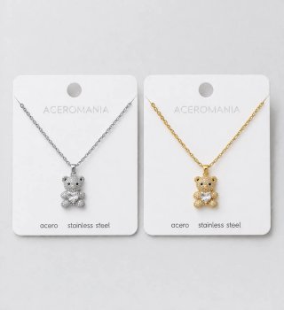 Colgante Oso Corazón  Lote de 8 colgantes