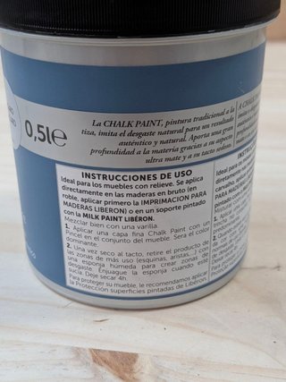 Pintura Tiza Libéron Gris Claro 500ml