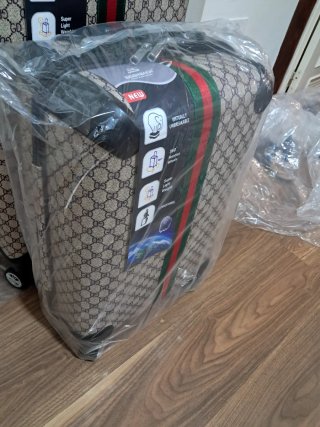 Juego 3 Maletas Gucci Beige Multicolor
