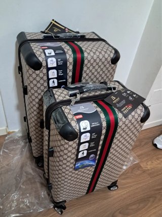 Juego 3 Maletas Gucci Beige Multicolor