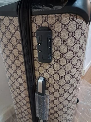 Juego 3 Maletas Gucci Beige Multicolor