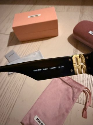 Occhiali da sole Miu Miu neri