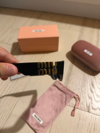 Occhiali da sole Miu Miu neri