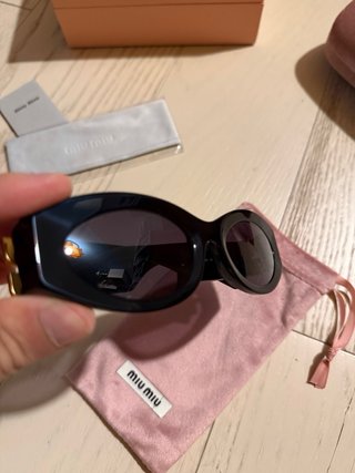 Occhiali da sole Miu Miu neri
