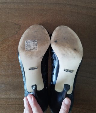 Guess Scarpe Décolleté Peep Toe Tacchi Nere