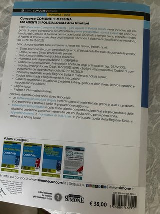 Libro concorso agenti di polizia locale
