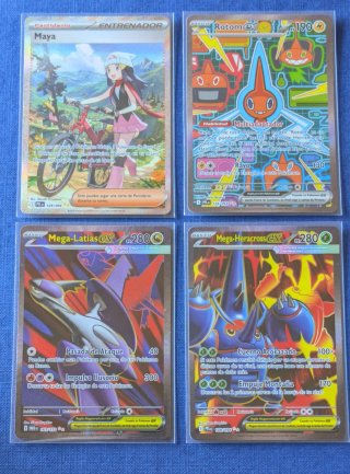Lote Cartas Pokémon EX y Entrenador Español