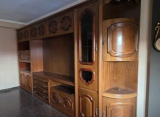 Mueble salón madera maciza