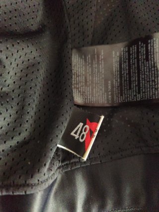 Chaqueta Dainese Cuero Negra y Blanca