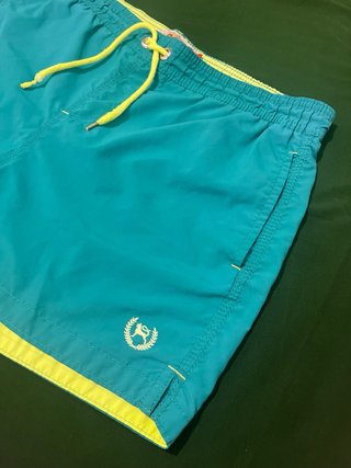 Costume da bagno Alcott uomo turchese/giallo Tg.S