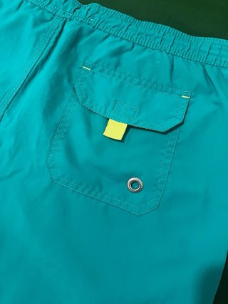 Costume da bagno Alcott uomo turchese/giallo Tg.S