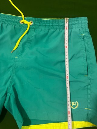 Costume da bagno Alcott uomo turchese/giallo Tg.S