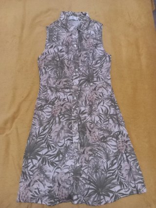 Vestido camisero Mango estampado floral S