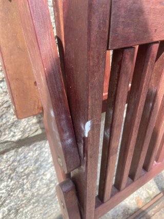 Juego de 6 sillas de madera