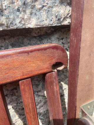 Juego de 6 sillas de madera