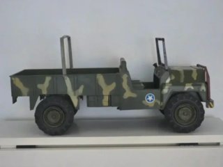 Camión Militar Moltó Vintage 64cm Made in Spain
