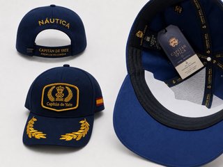 CAPITÁN DE YATE gorra náutica Premium🇪🇸