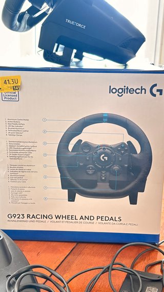 Volante y Pedales Logitech G923 PS4/PS5/PC