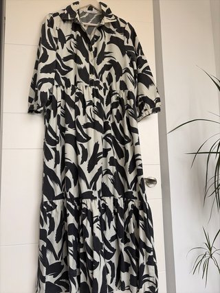 Vestido midi estampado