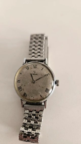 Reloj YEMA Plata y Blanco