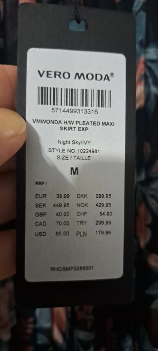 Falda larga Vero Moda floral