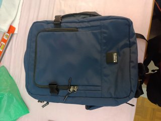 Mochila Gabol Azul Negra