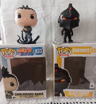 Funko Pop! Naruto Shikamaru 933 & Fortnite Black K
