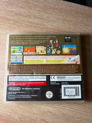 Caja Pokémon Versión Oro HeartGold Nintendo DS