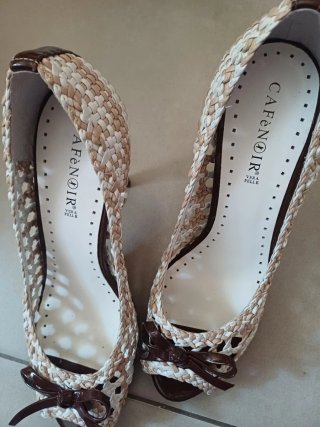 Zapatos Café Noir Beige/Marrón Talla 40