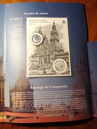 Moneda 2 euros Santiago Compostela 2018