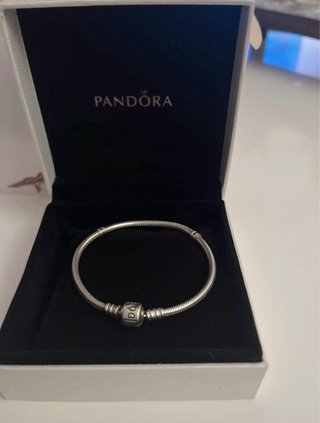 Pulsera Pandora 18cm Plata