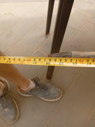Verja de hierro forjado con puntas