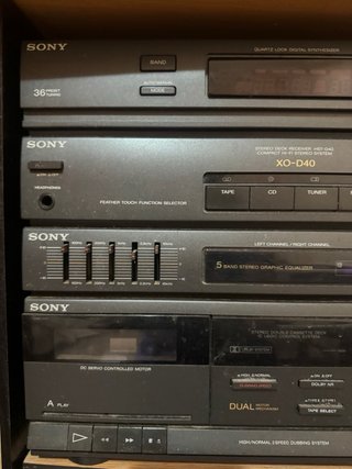 Equipo de musica Sony