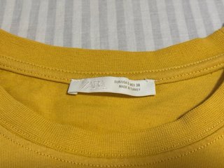 Camiseta corta Zara hombre (S)
