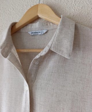 Vestido camisero Talla L, NUEVO