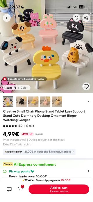 Supporto mobile a forma di sedia per cani