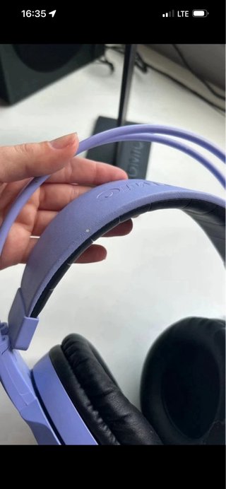 Cascos Gaming Morados con Micrófono
