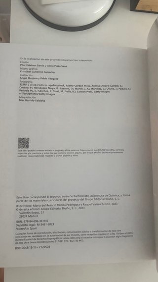 Química, 2 Bachillerato, Nueva Etapa, Edudynamic