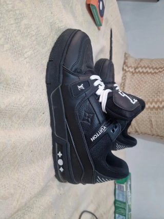 Zapatillas Louis Negras Lujo