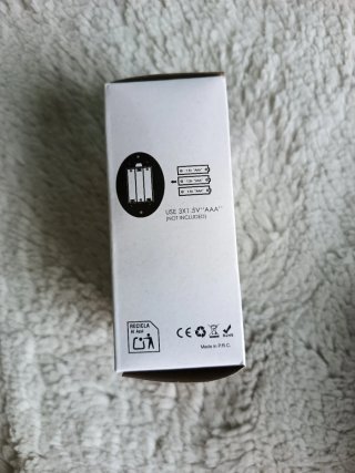 Mini Lámpara Escritorio Azul, pilas no incluidas
