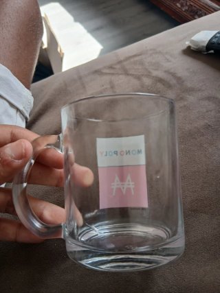 Taza Cristal Monopoly Hasbro 2020