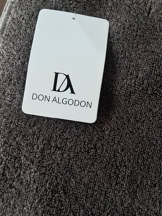 Oferta!Toalla Don Algodón 50x100cm Gris Algodón