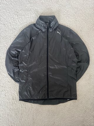 Puma Chaqueta cortavientos gris USP ligera Y2K M