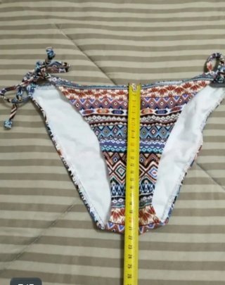 Braguita de bikini de C&A Talla M Estampado Étnico