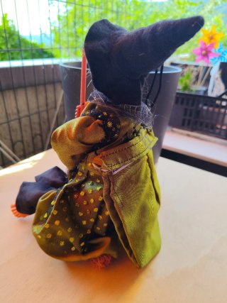 Befana o strega con sacco